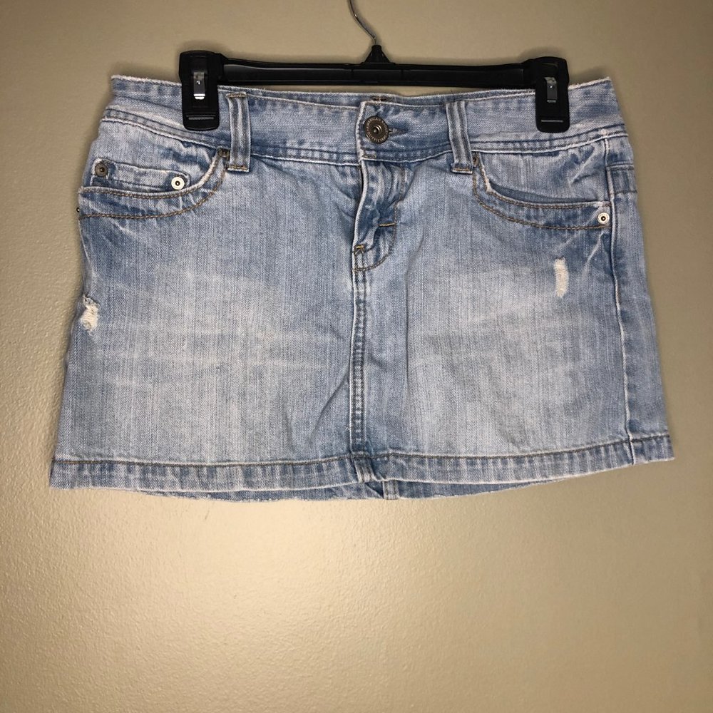 American Eagle Denim Mini Skirt